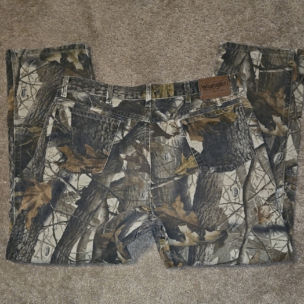 Wrangler RealTree Pro Gear Camo Outdoor Pants 38x30 Fas-r492-010